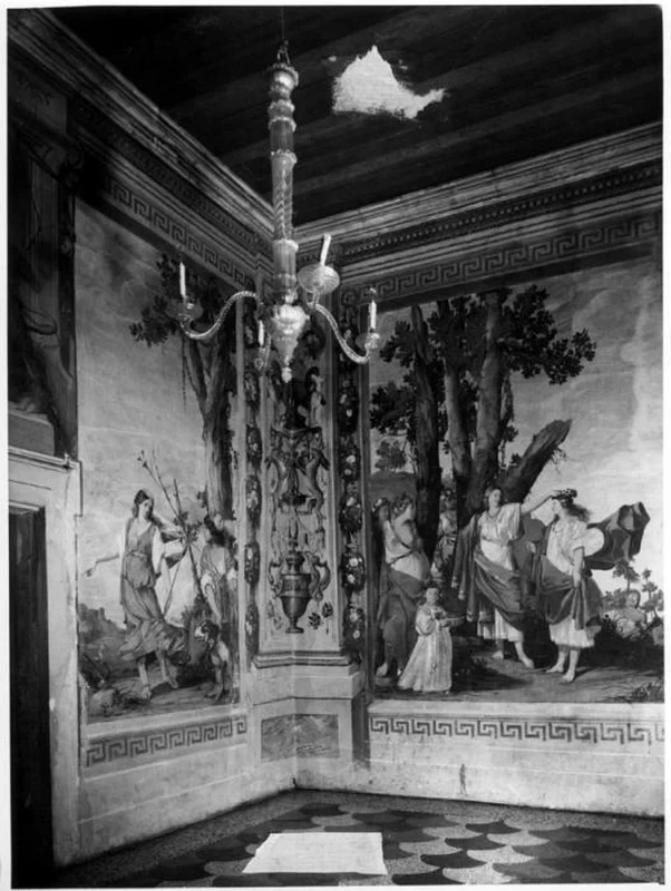 Silvio e Dorinda - Incoronazione di Amarilli vincitrice della gara di bacio, Caldogno, Villa Caldogno